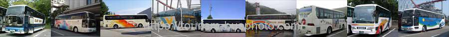 福井県の観光バスと路線バス