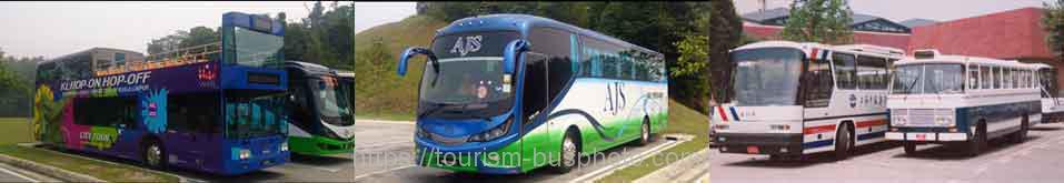 外国の観光バスと路線バス1
